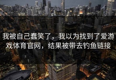 我被自己蠢笑了，我以为找到了爱游戏体育官网，结果被带去钓鱼链接